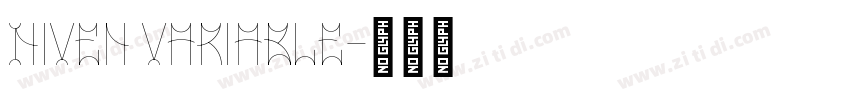 Niven variable字体转换